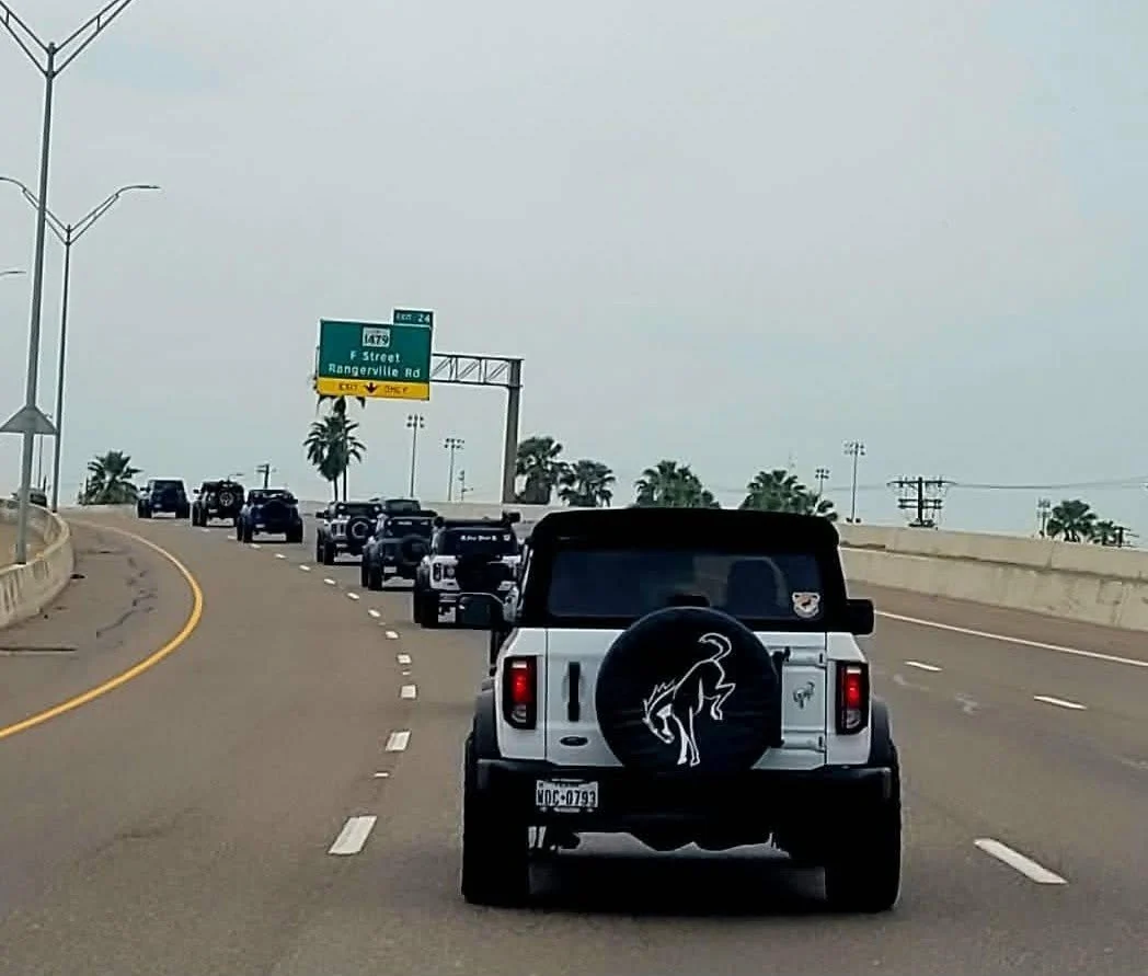 RGV Broncos lineup at a Rio Grande Valley community meetup